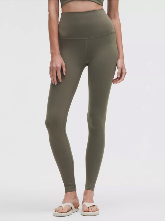 lululemon athletica Pants - Lululemon Size 8 High-Rise Army Green Performance Leggings